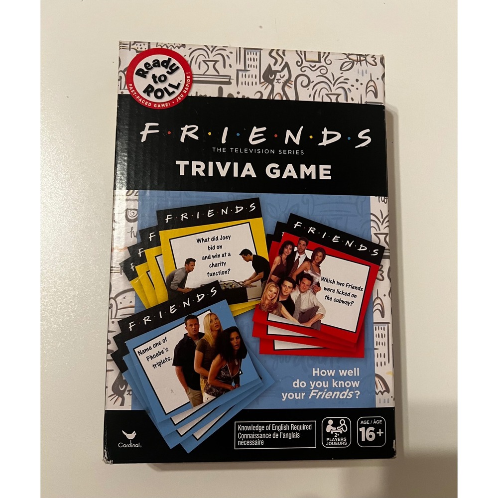 Friends The Television Series Trivia Game Cardinal Ready to Roll
